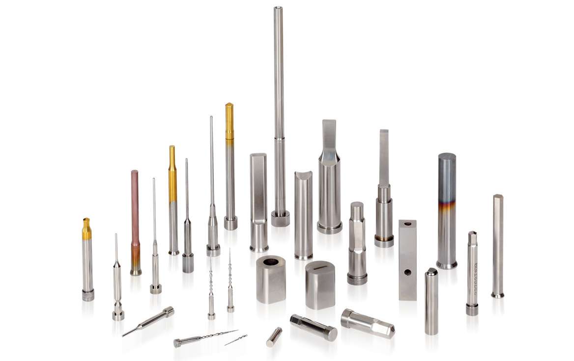 Particolari in acciaio a disegno per stampi trancia e plastica